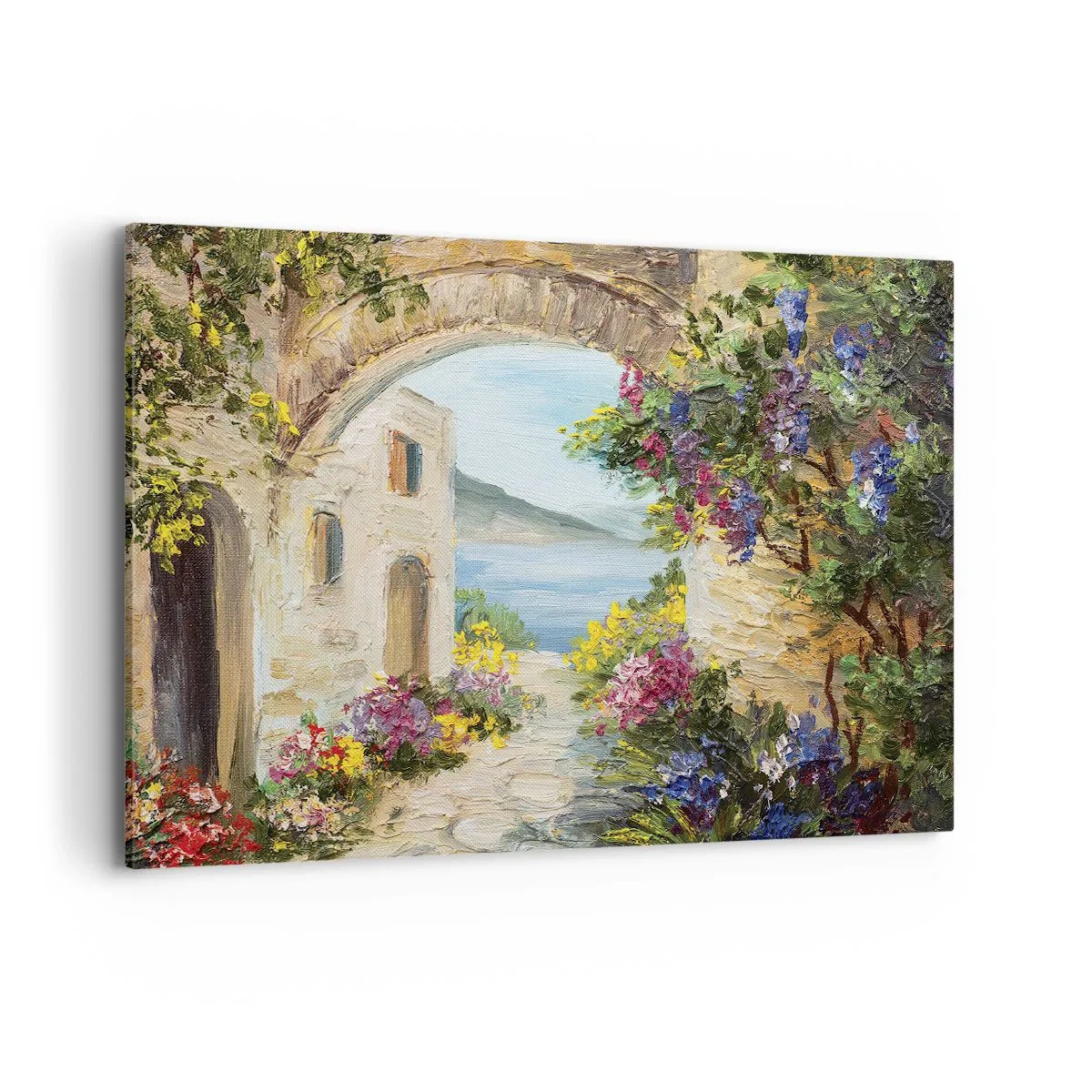Quadro em tela - O encanto da província costeira - 100x70 cm