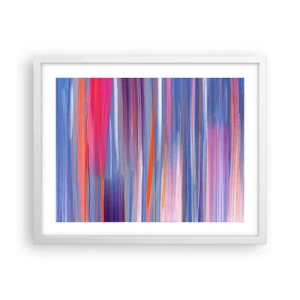 Pôster em moldura branca - Ascensão - 50x40 cm