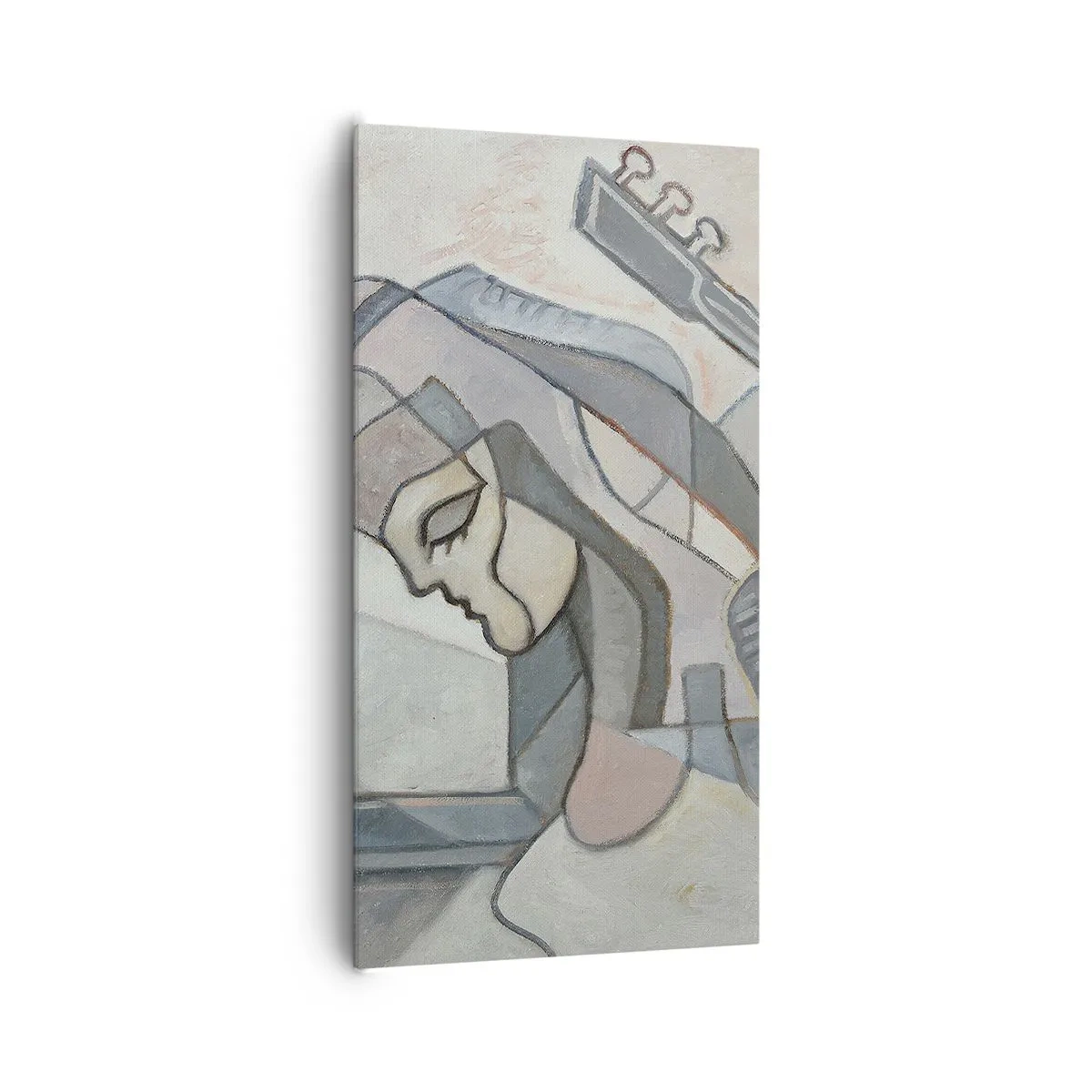 Quadro em tela - No poder da música - 65x120 cm