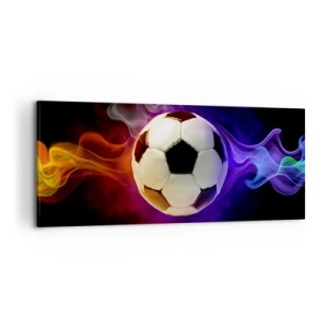 Quadro em tela - O poder mágico do jogo - 100x40 cm