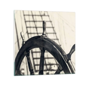 Quadro em vidro - Contos do mar - 60x60 cm