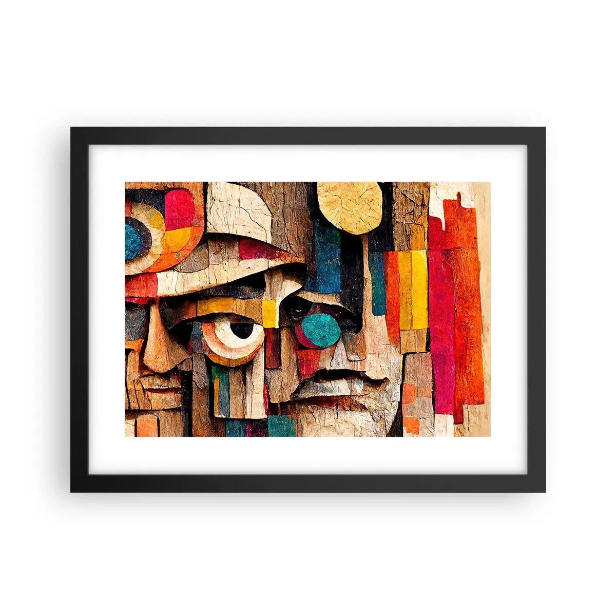 Pôster com moldura preta - Vejo-te... - 40x30 cm