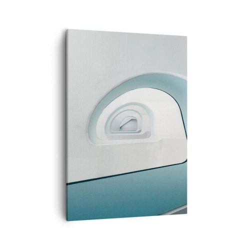 Quadro em tela - Para o fundo do azul - 50x70 cm