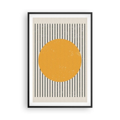 Pôster com moldura preta - O poder da simplicidade - 61x91 cm