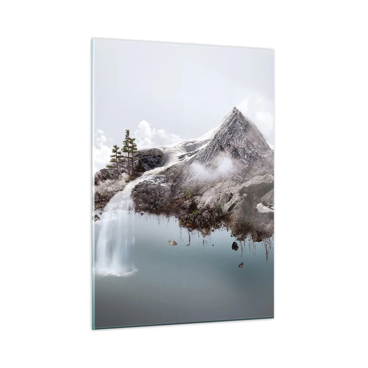 Quadro em vidro - Pelos olhos de um surrealista - 50x70 cm