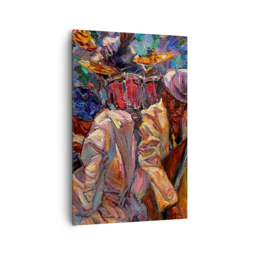 Quadro em tela - Num só ritmo - 80x120 cm