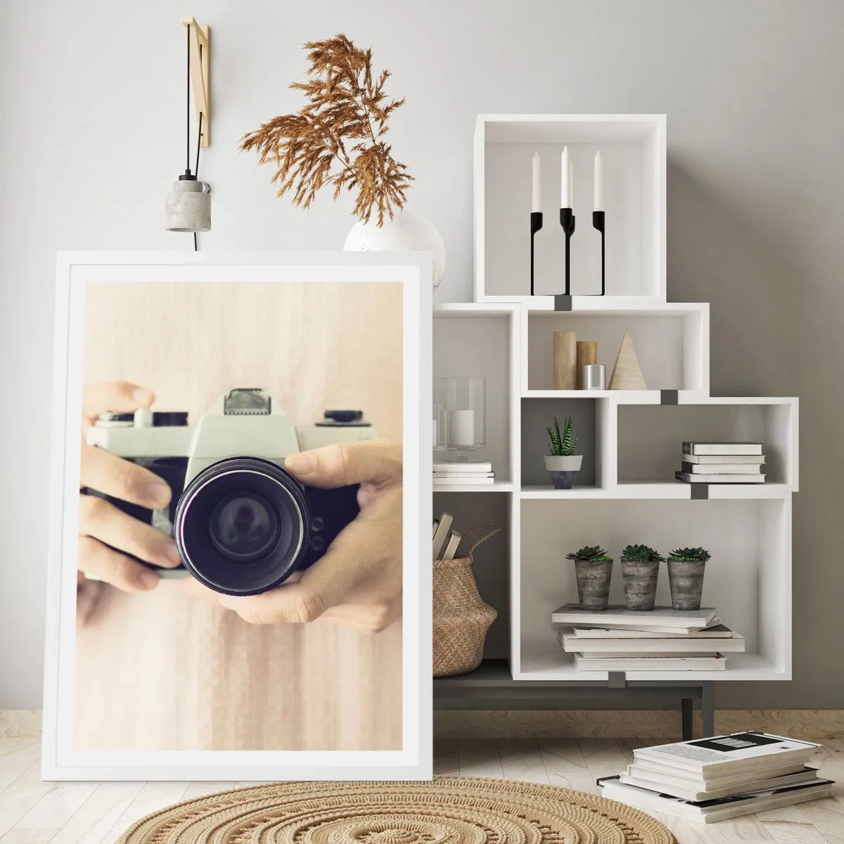 Pôster em moldura branca - Para ver mais... - 50x70 cm