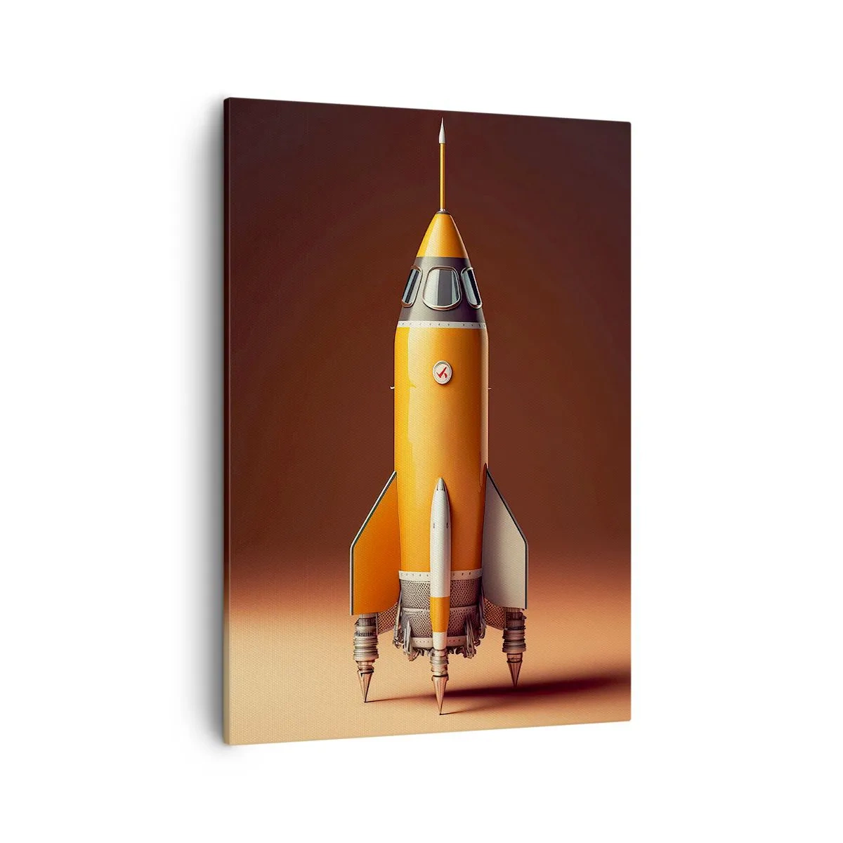 Quadro em tela - Tudo começa com um sonho - 50x70 cm