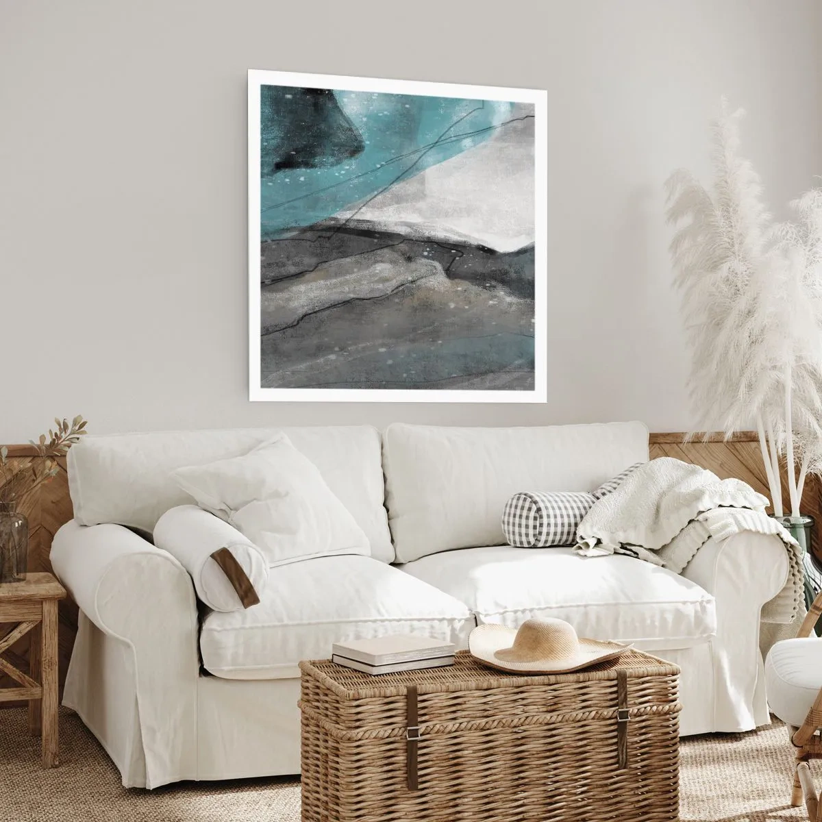 Pôster - Resumo: rochas e gelo - 30x30 cm