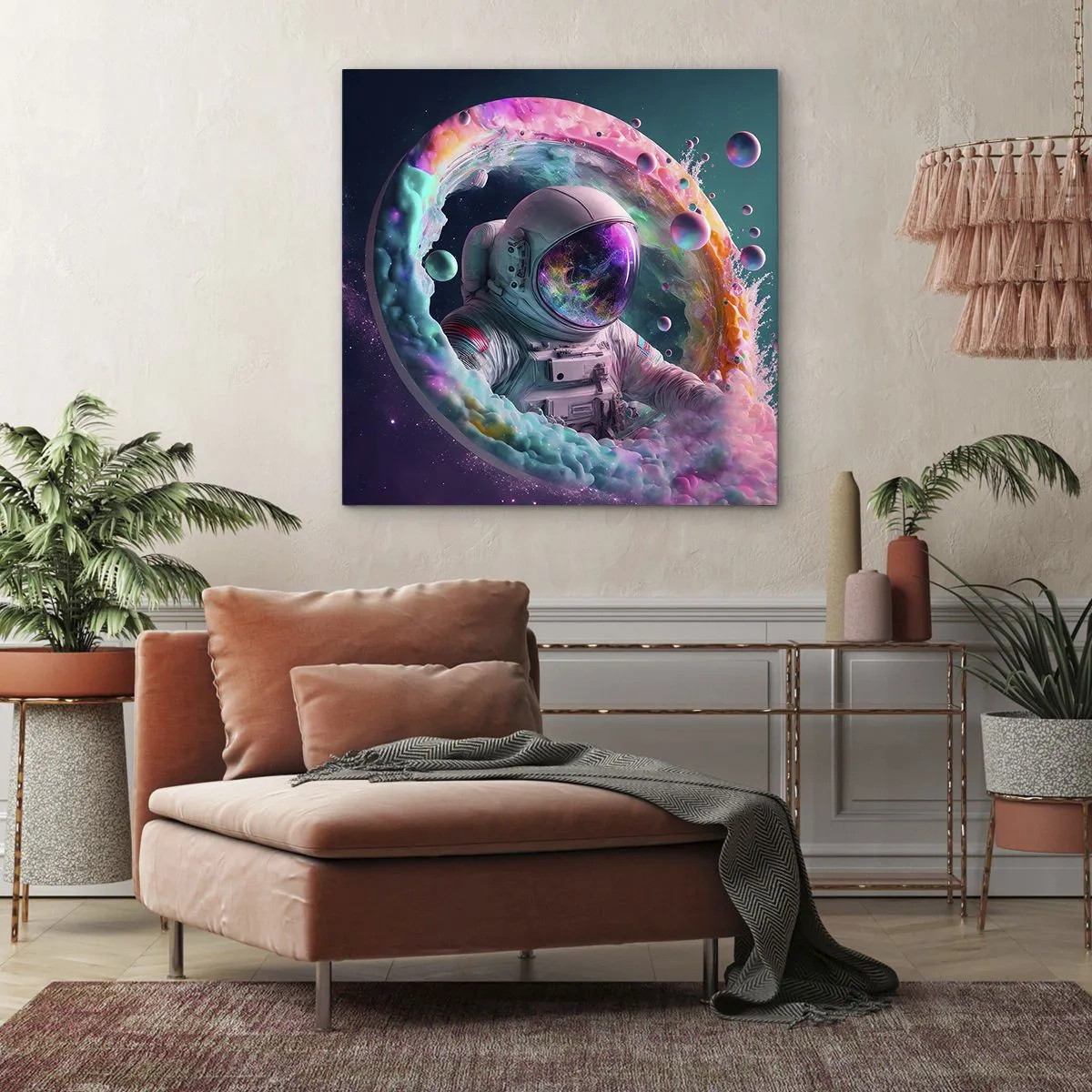 Quadro em tela - Portão estrela - 70x70 cm