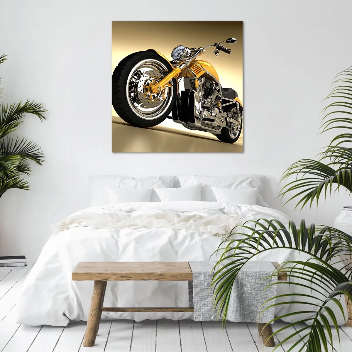 Quadro em tela - O sonho da força e da velocidade - 30x30 cm