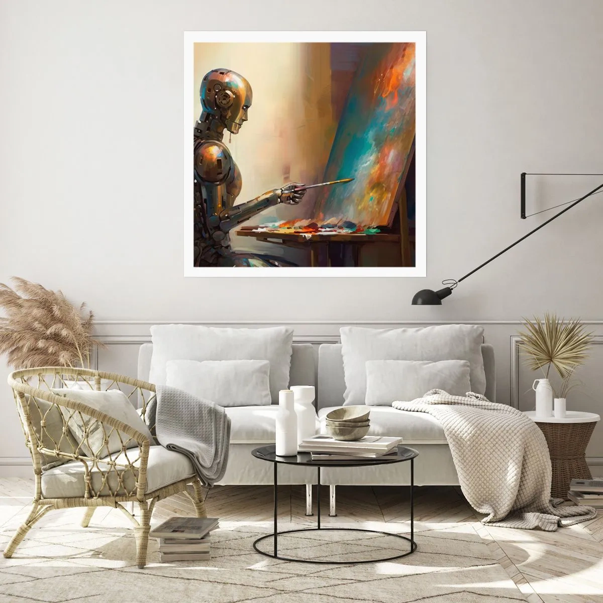 Pôster - A arte do futuro - 40x40 cm
