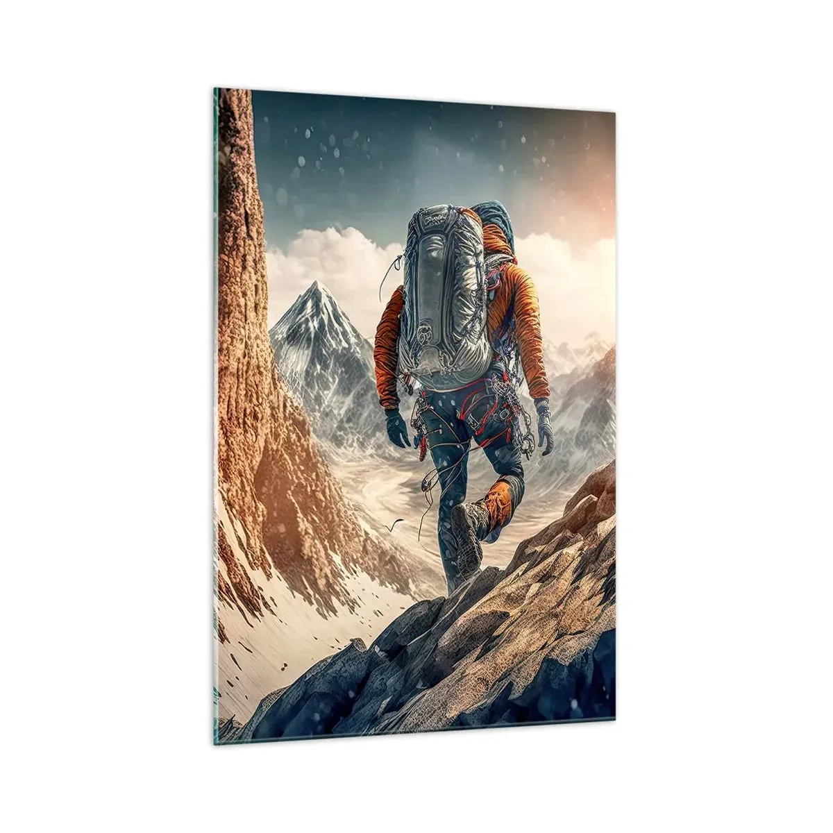 Quadro em vidro - Guerreiro solitário - 70x100 cm