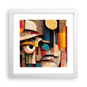 Pôster em moldura branca - Vejo-te... - 30x30 cm