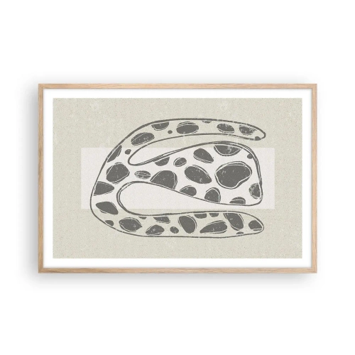 Pôster com moldura de carvalho claro - Uma criatura estranha - 91x61 cm