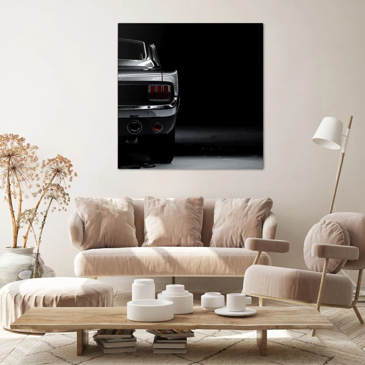 Quadro em tela - O charme do clássico - 40x40 cm