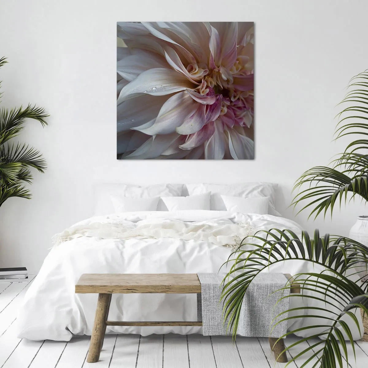 Quadro em tela - Frescor florescente - 30x30 cm