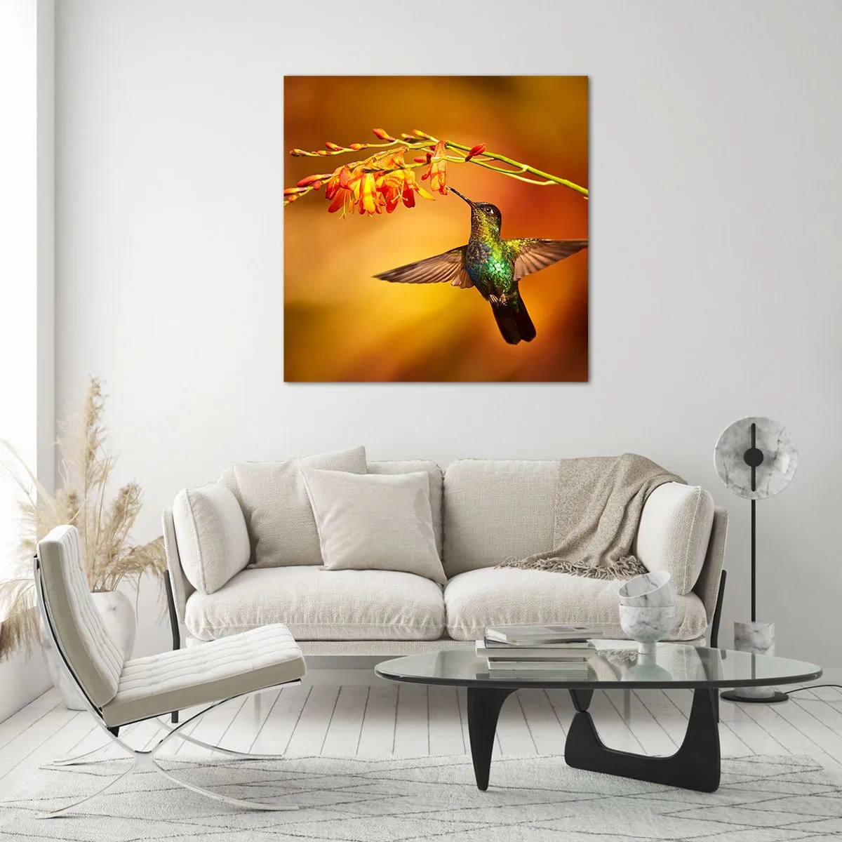 Quadro em vidro - Mensageiro Maia da Luz - 70x70 cm