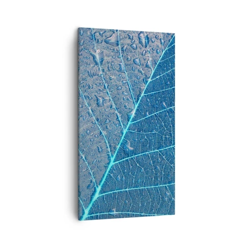 Quadro em tela - A vida em azul - 45x80 cm