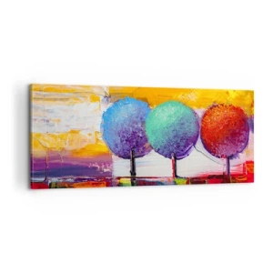 Quadro em tela - Pódio da natureza - 100x40 cm