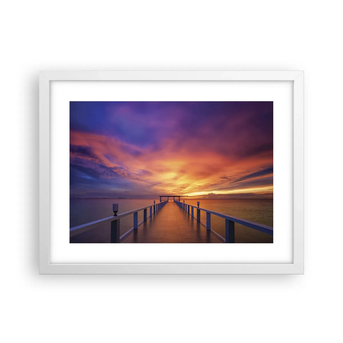 Pôster em moldura branca - Sem fim - 40x30 cm