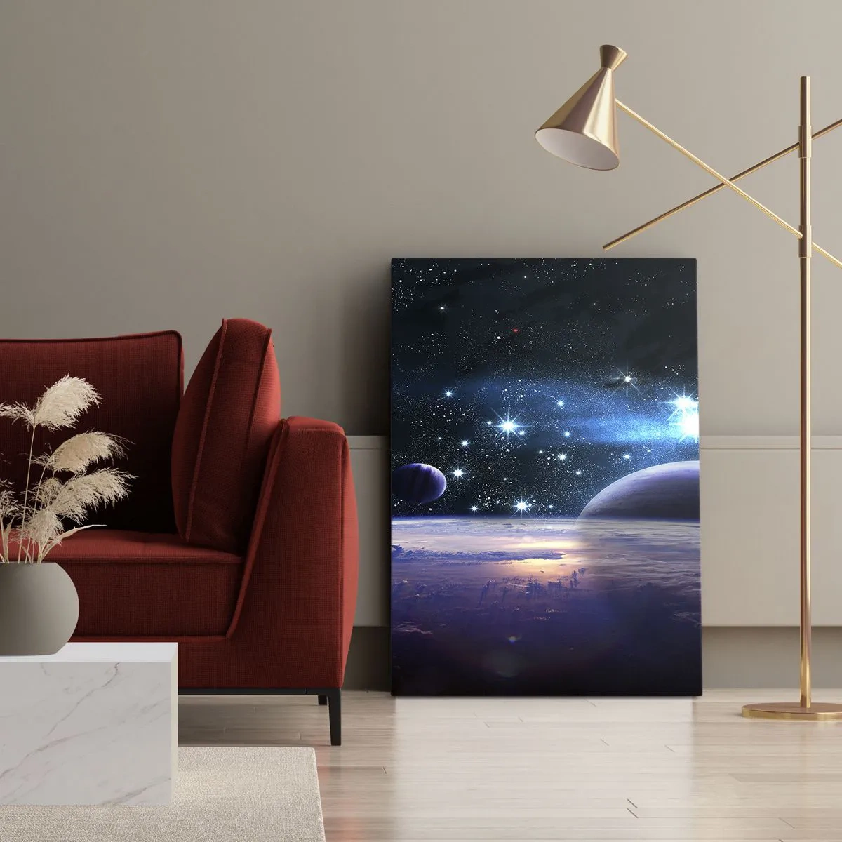 Quadro em tela - Ainda sozinhos? - 50x70 cm
