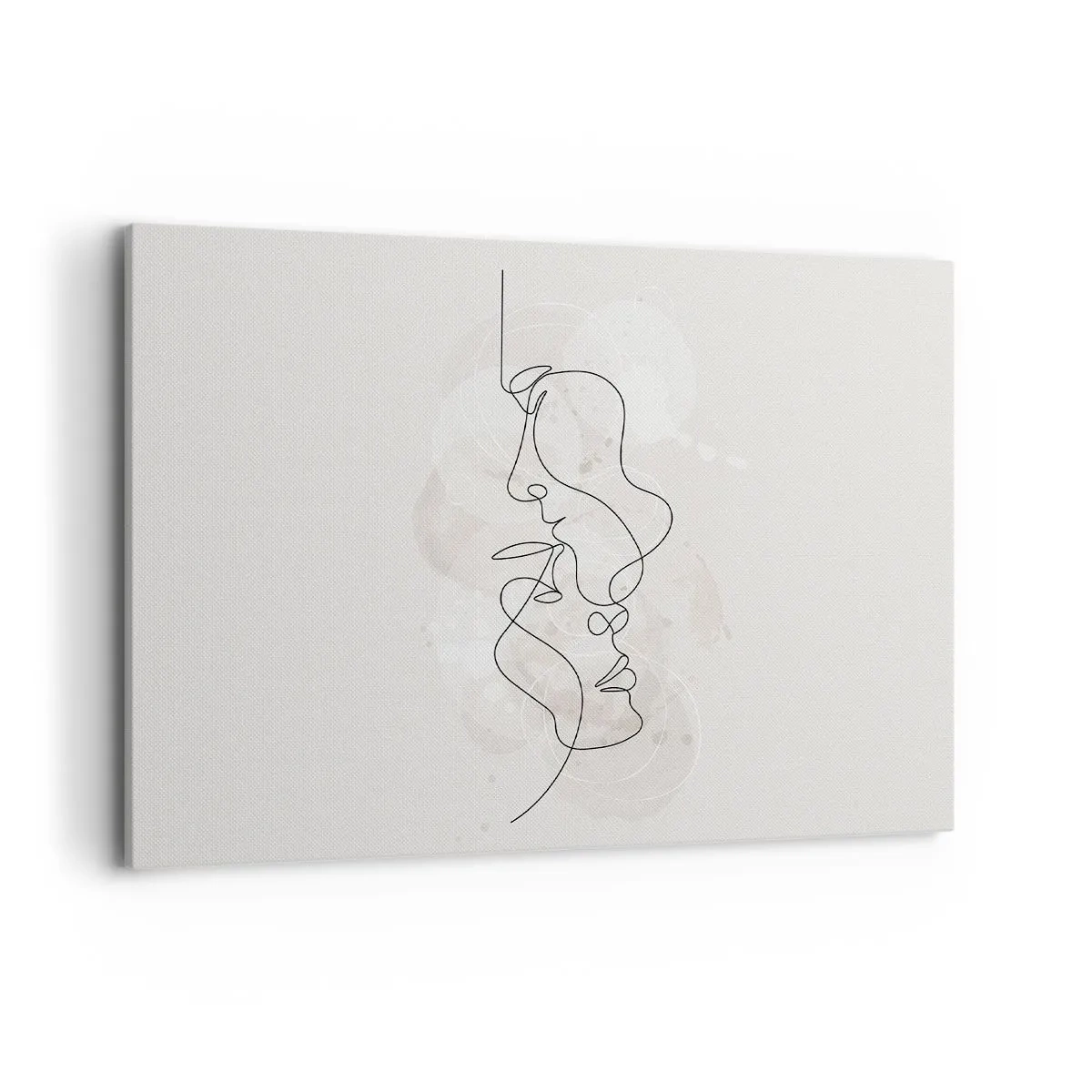Quadro em tela - Emaranhados num abraço - 100x70 cm