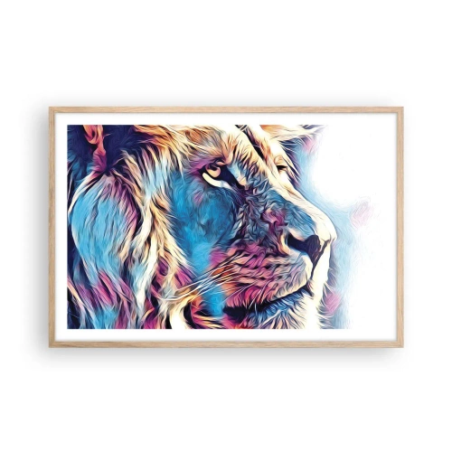 Pôster com moldura de carvalho claro - A sabedoria da natureza - 91x61 cm