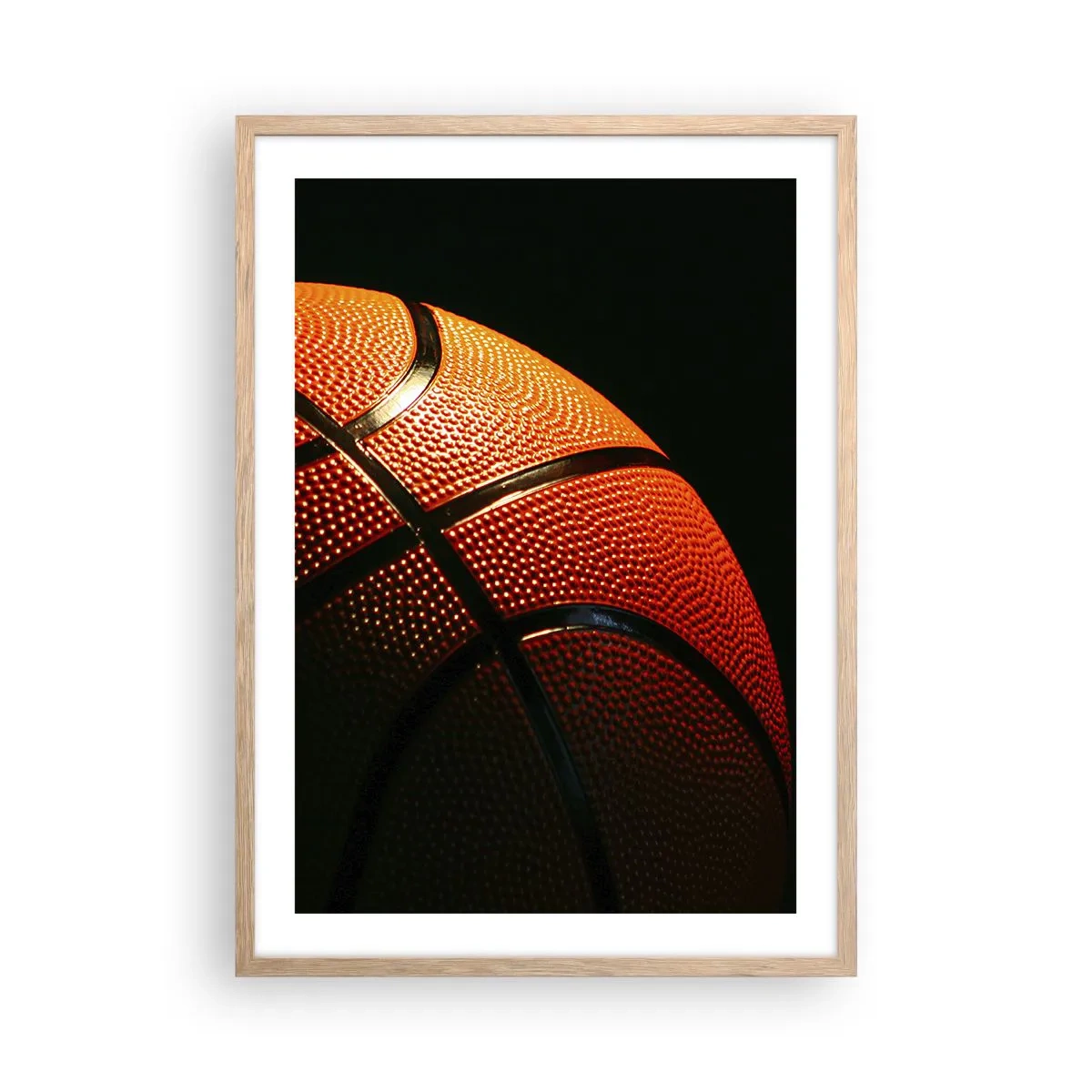 Pôster com moldura de carvalho claro - Linda como um planeta - 50x70 cm