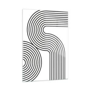 Quadro em vidro - Na curva - 50x70 cm