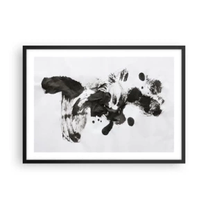 Pôster com moldura preta - Existe um método para a loucura? - 70x50 cm