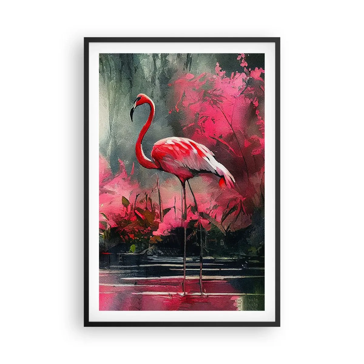 Pôster com moldura preta - Uma lição de graça natural - 61x91 cm