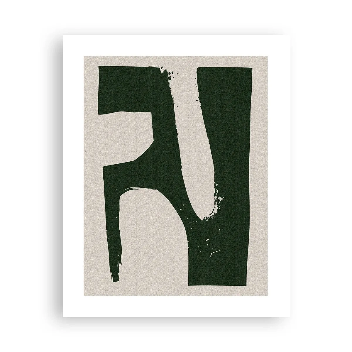 Pôster - Baías de branco - 40x50 cm