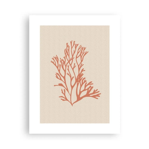 Pôster - Filigrana coral - 30x40 cm