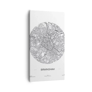 Quadro em tela - Anatomia de Birmingham - 55x100 cm