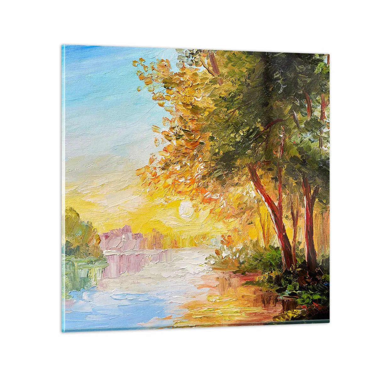 Quadro em vidro - Et in Arcadia ego - 40x40 cm