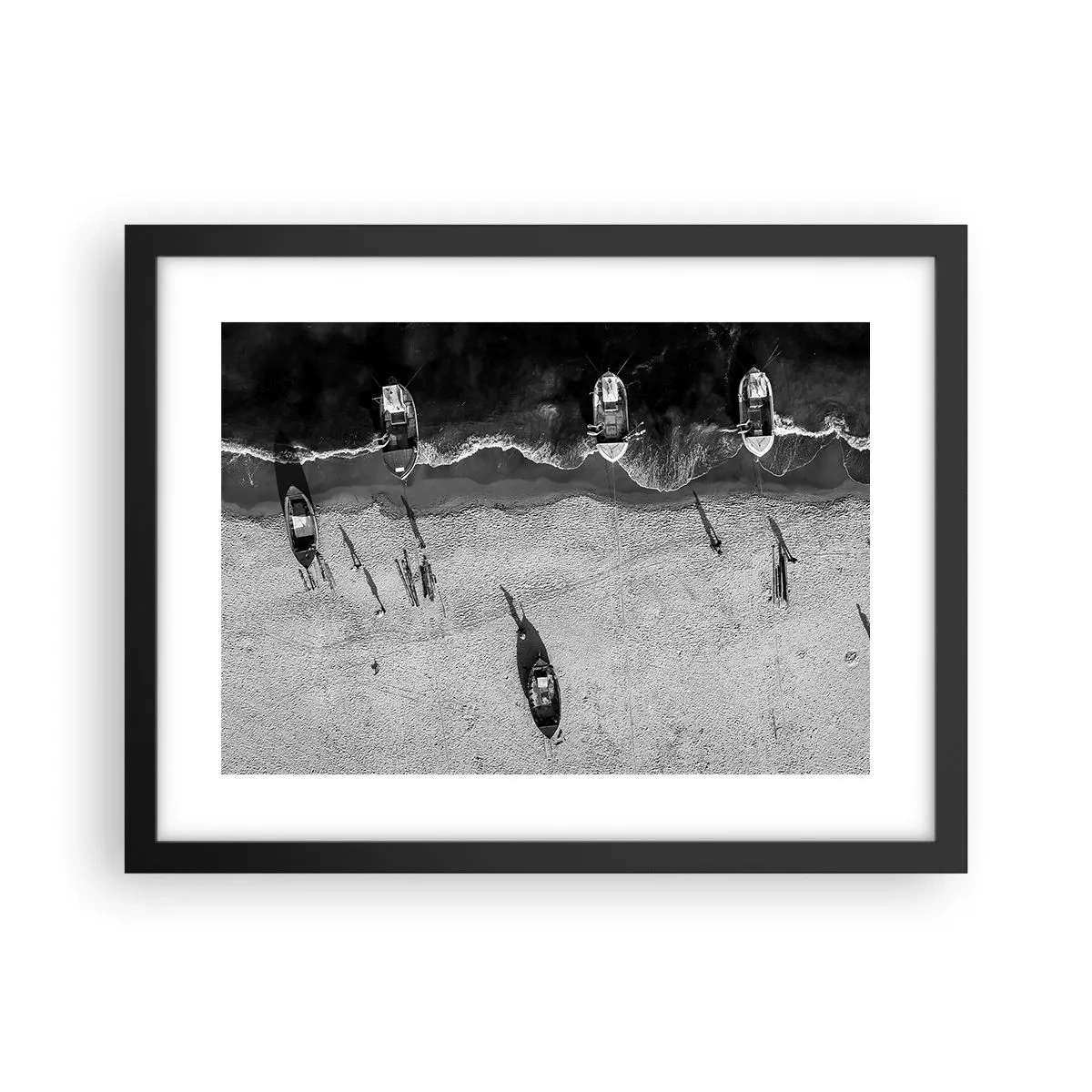 Pôster com moldura preta - Ainda na costa… - 40x30 cm