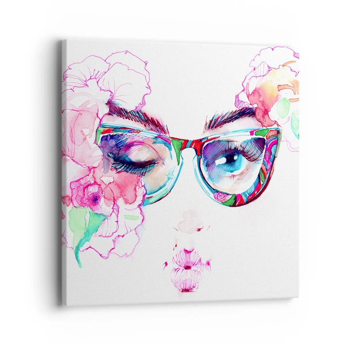 Quadro em tela - Uma promessa tentadora - 40x40 cm