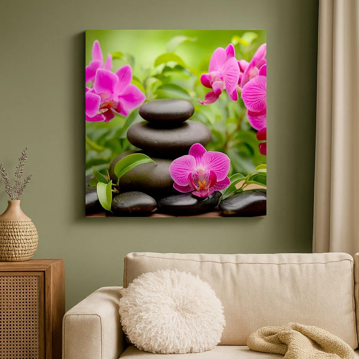 Quadro em tela - Pirâmide da paz - 30x30 cm