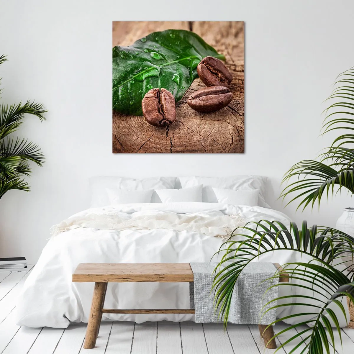 Quadro em tela - Preto e verdadeiro - 60x60 cm