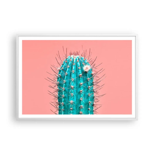 Pôster em moldura branca - Apenas olhe - 100x70 cm