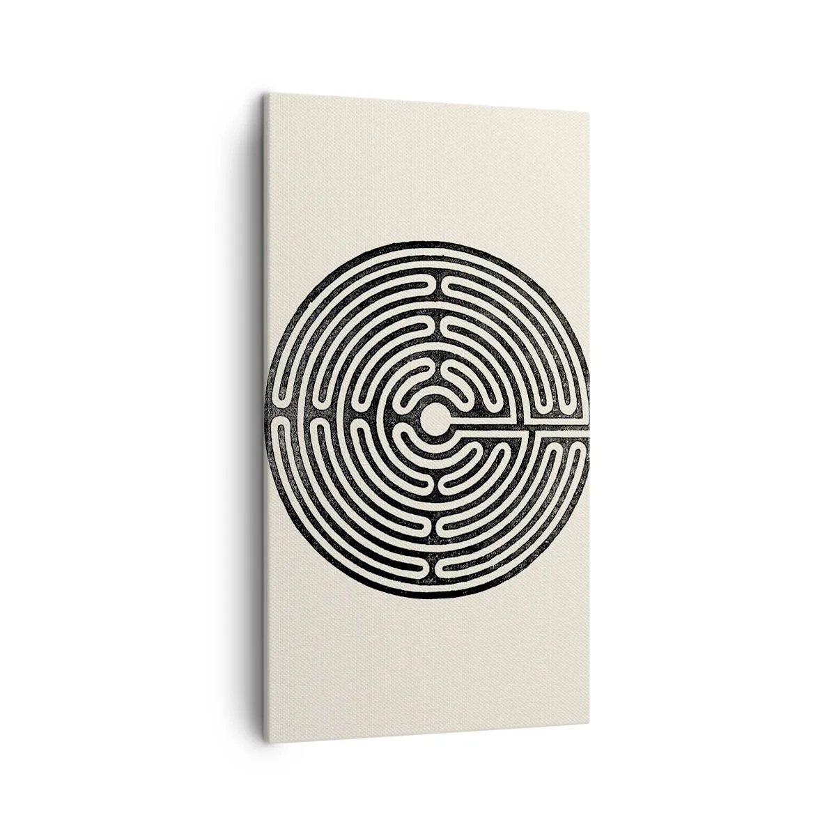 Quadro em tela - Ordem misteriosa - 45x80 cm