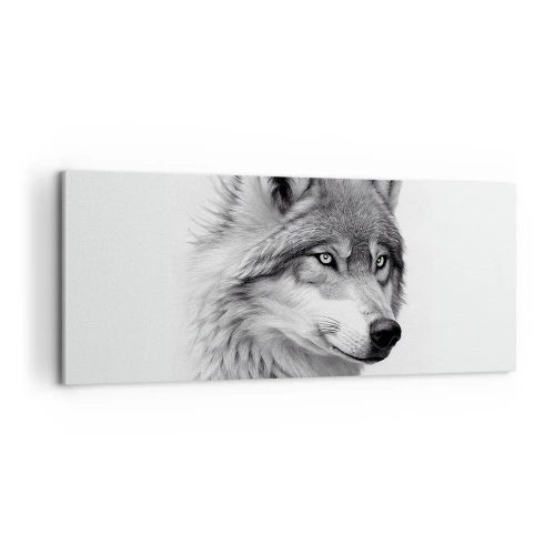 Quadro em tela - Alfa – sem dúvida - 100x40 cm