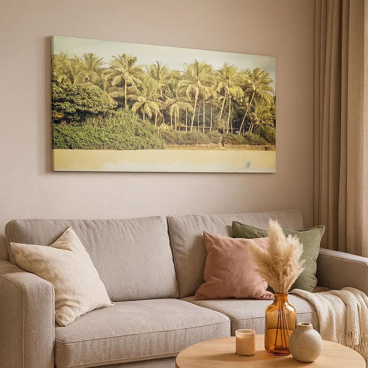 Quadro em tela - Ou talvez aqui? - 30x30 cm