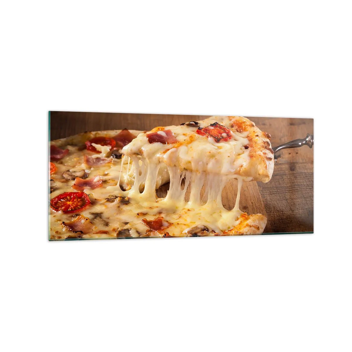 Quadro em vidro - Uma obra-prima da arte italiana - 120x50 cm