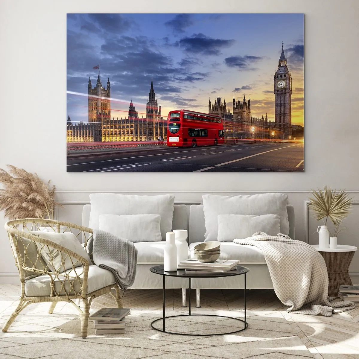 Quadro em vidro - Marcas distintivas - 120x80 cm