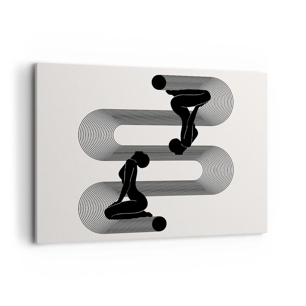 Quadro em tela - Simetria sensual - 100x70 cm