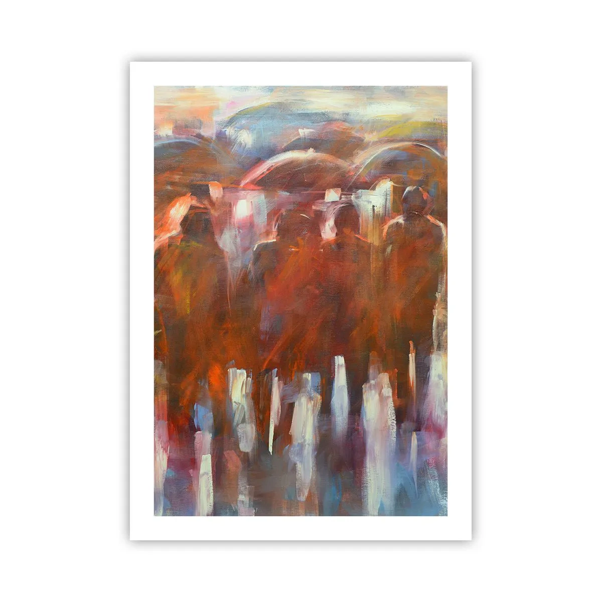 Pôster - Iguais na chuva e no nevoeiro - 50x70 cm