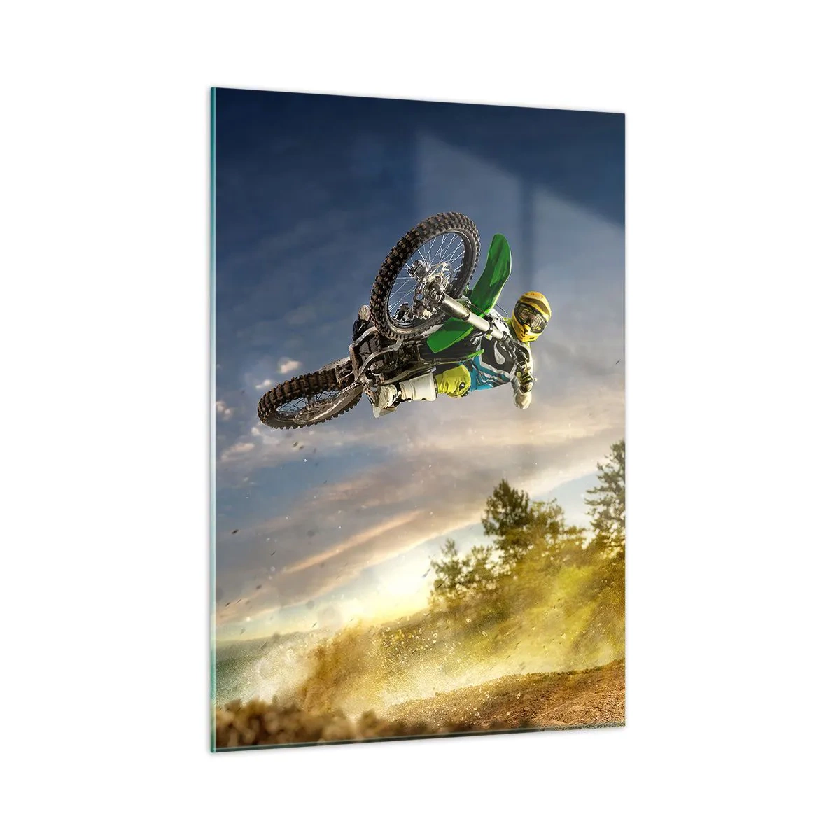 Quadro em vidro - Hora da aventura! - 50x70 cm