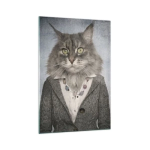 Quadro em vidro - A pele animal está de volta à moda - 70x100 cm